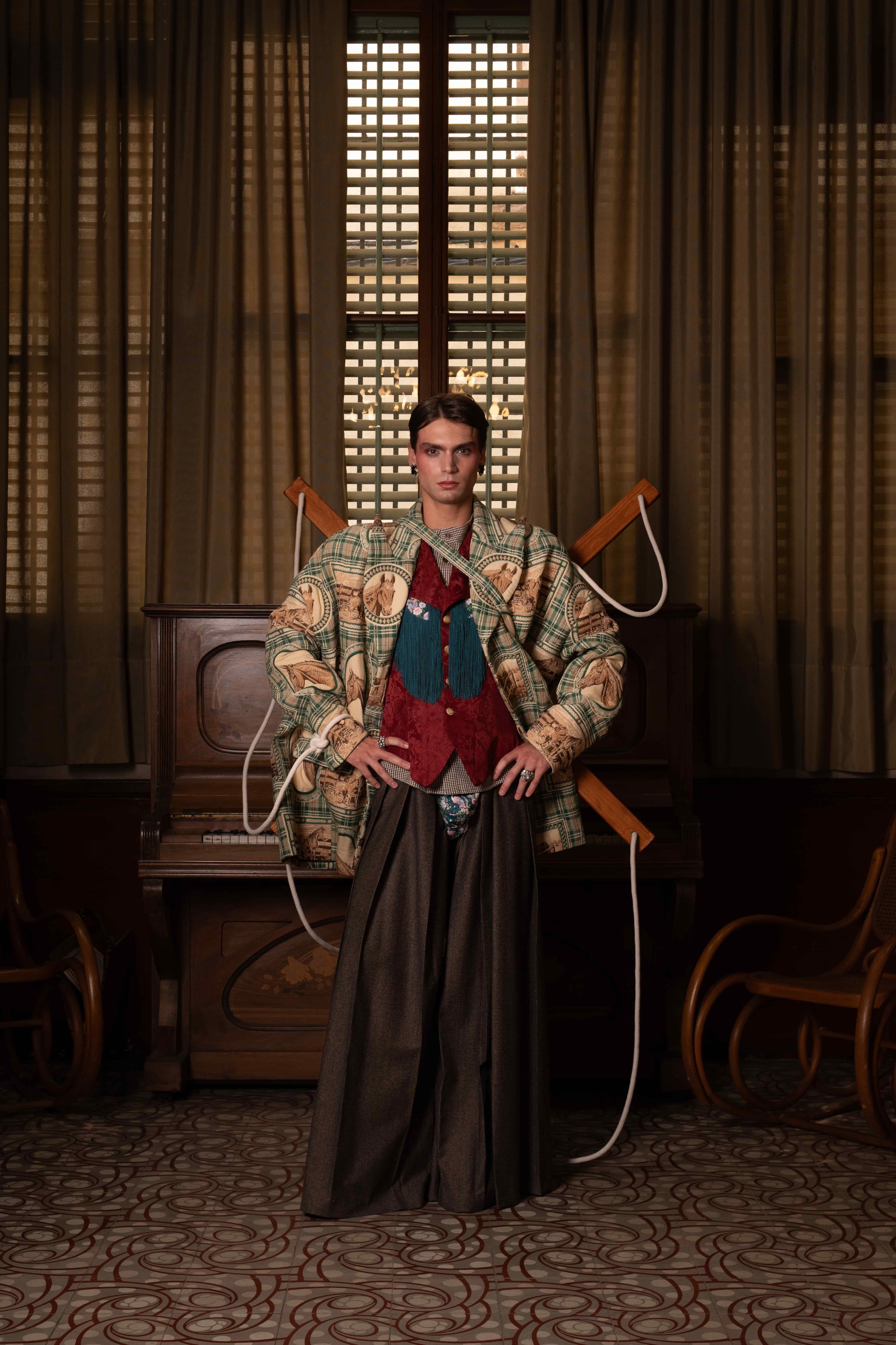 Puppet Riot FW25 by Mona — Look 26, final look, Mariona Ramos fashion designer